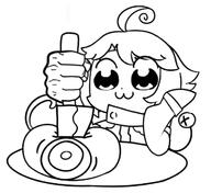 artist:spineys character:lucky_charm character:mitty knife // 703x646 // 185KB