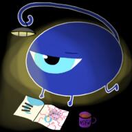 ahoge archisaac666 character:lucky_charm // 780x781 // 300KB