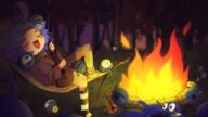 artist:mitty campfire character:lucky_charm character:mitty // 4046x2276 // 6.5MB