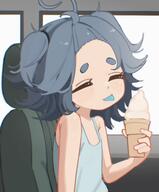 artist:kuriimu boku_no_pico character:mitty cosplay tongue // 1590x1920 // 230KB