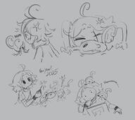 artist:mitty character:lucky_charm character:mitty sketch // 4000x3552 // 4.0MB