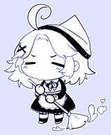 artist:mitty character:mitty chibi maid // 1229x1486 // 154KB