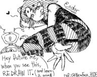 artist:endor character:mitty striped_socks // 671x535 // 231KB