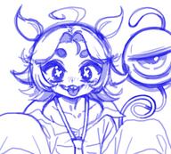 artist:Sahelanthropus character:lucky_charm character:mitty concept_art // 2273x2047 // 793KB